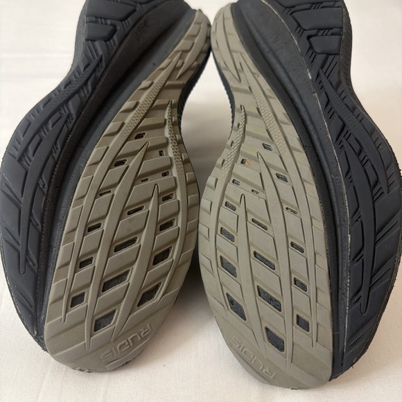 Rudis A Way of Life Unisex M7/W8.5 Workout Shoes Black Lace-Up Athletic Sneakers - Picture 9 of 16